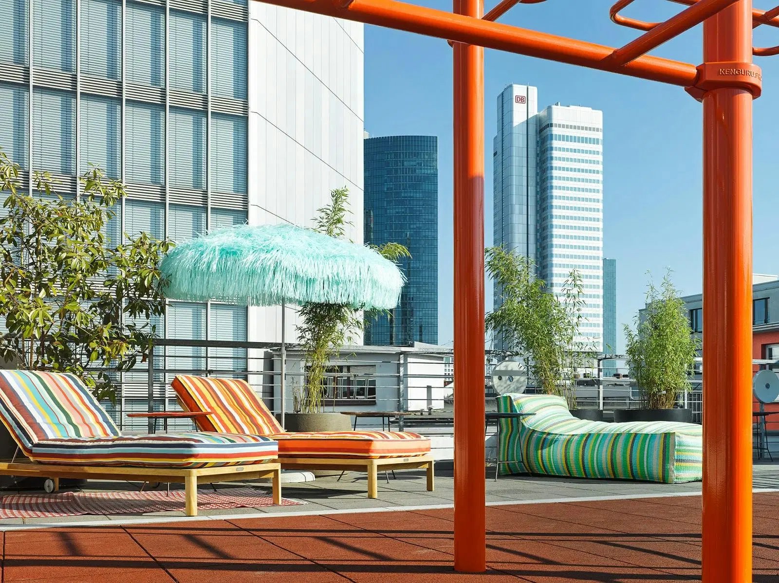 25hours Hotel Frankfurt The Trip, the outdoor gym