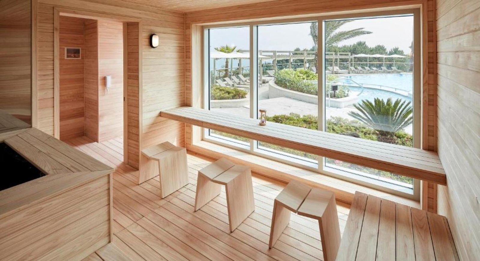 The Shilla Jeju, the gym and sauna