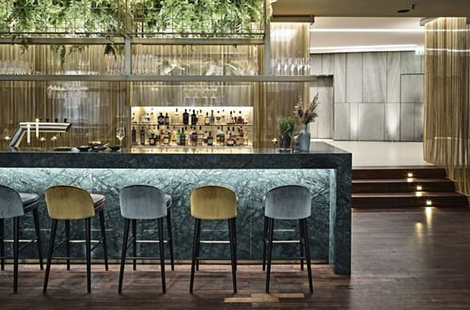 SIDE Design Hotel Hamburg, at the table