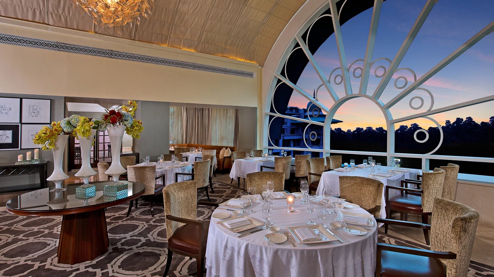 The Leela Palace Bengaluru, at the table