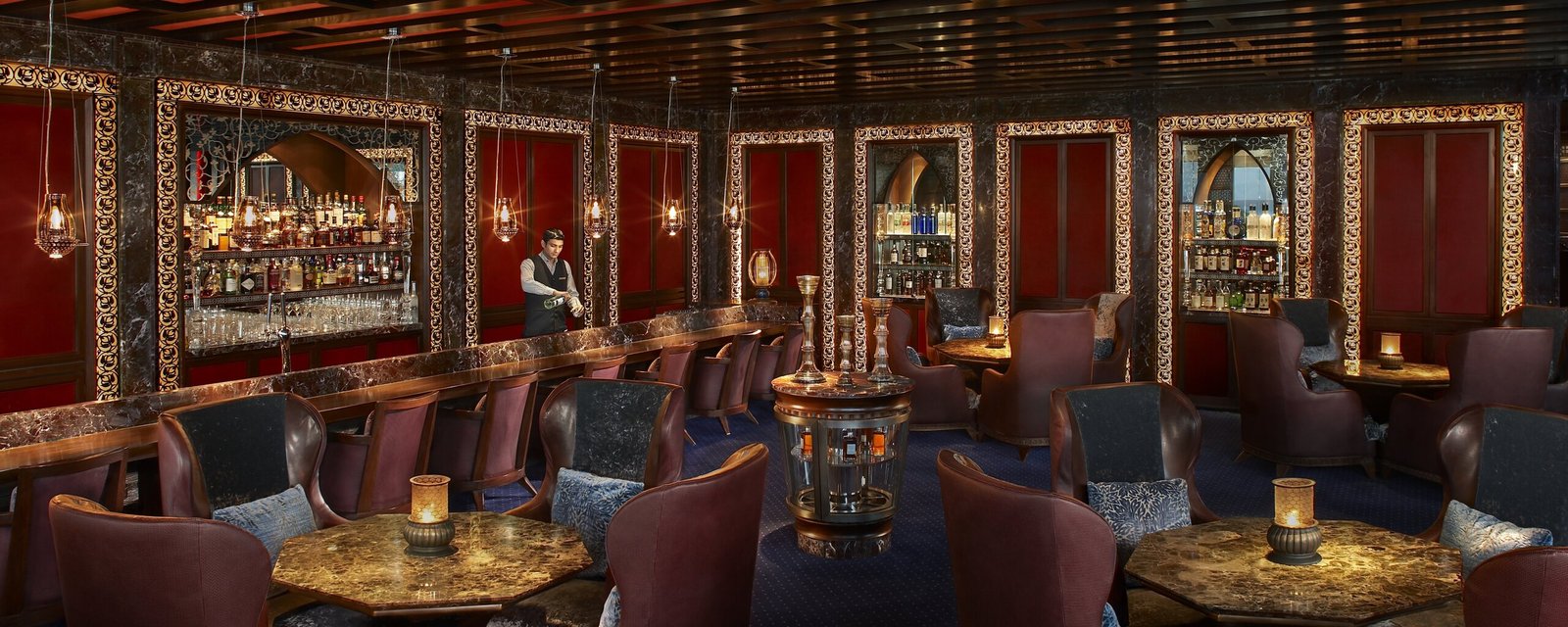 The Leela Ambience Gurugram Hotel & Residences, at the table