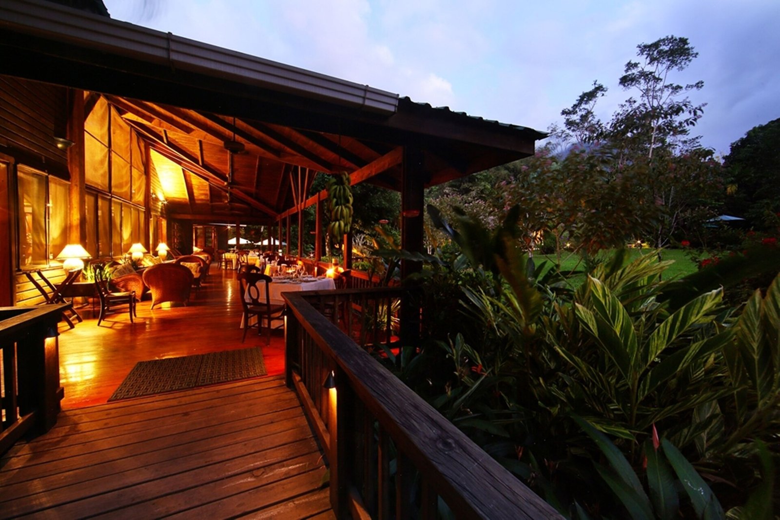 The Lodge at Pico Bonito ., at the table