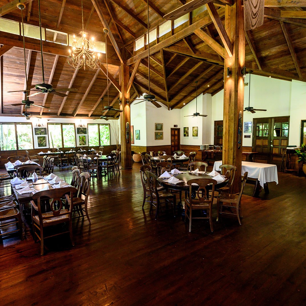 The Lodge at Pico Bonito ., at the table