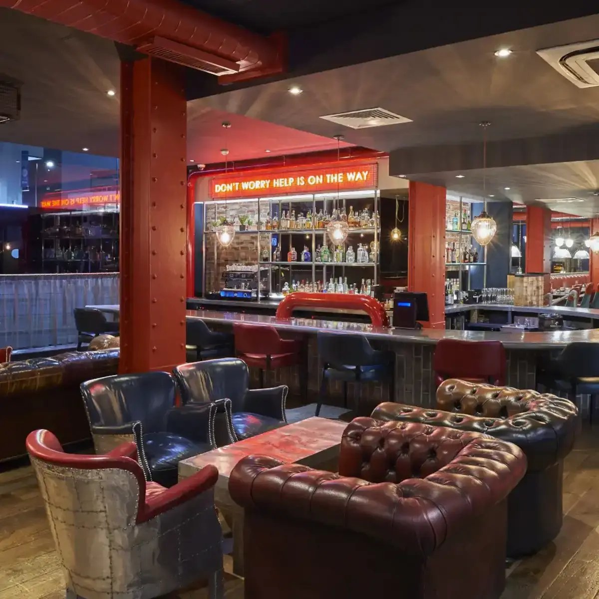 Malmaison Manchester, at the table