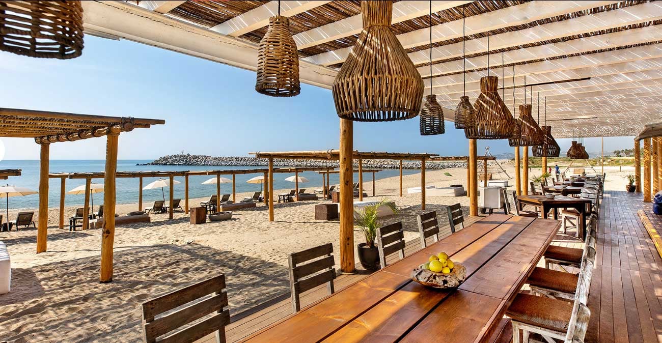 Hotel El Ganzo, at the table