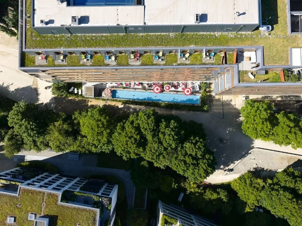 25hours Hotel Zürich West, the pool