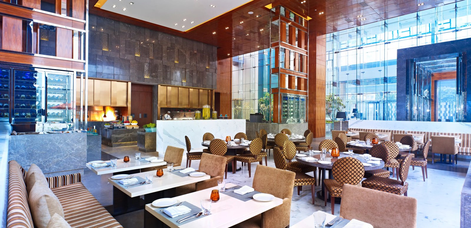 Taj City Centre, Gurugram, at the table
