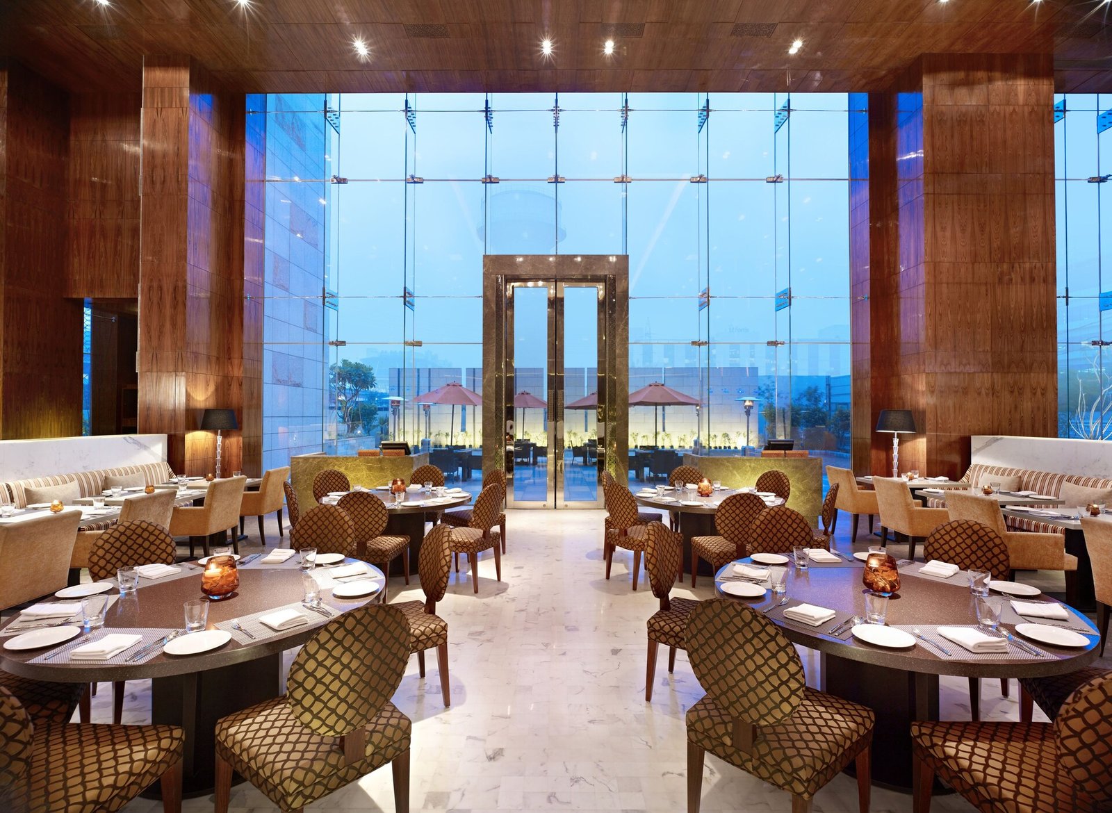 Taj City Centre, Gurugram, at the table