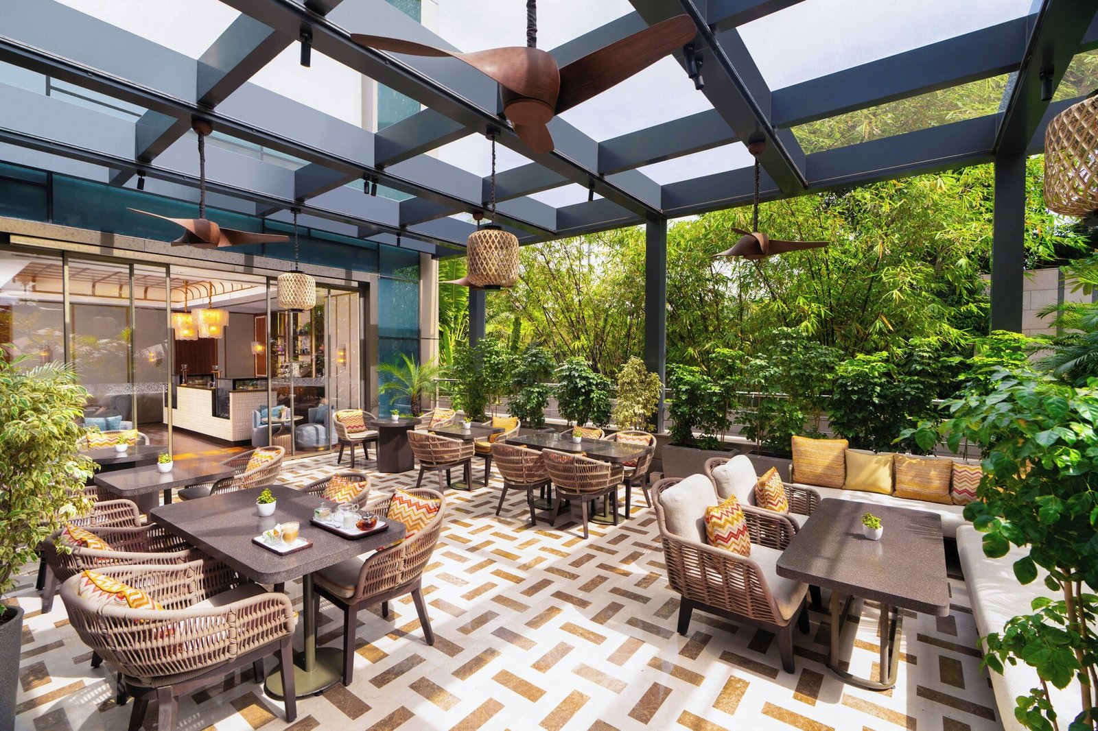 Taj City Centre, Gurugram, at the table