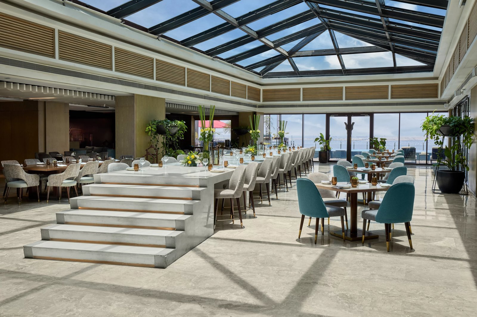 Admiral Hotel Manila, at the table