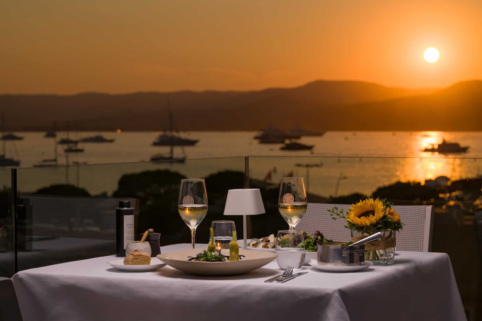 Hôtel de Paris Saint-Tropez, les toits restaurant