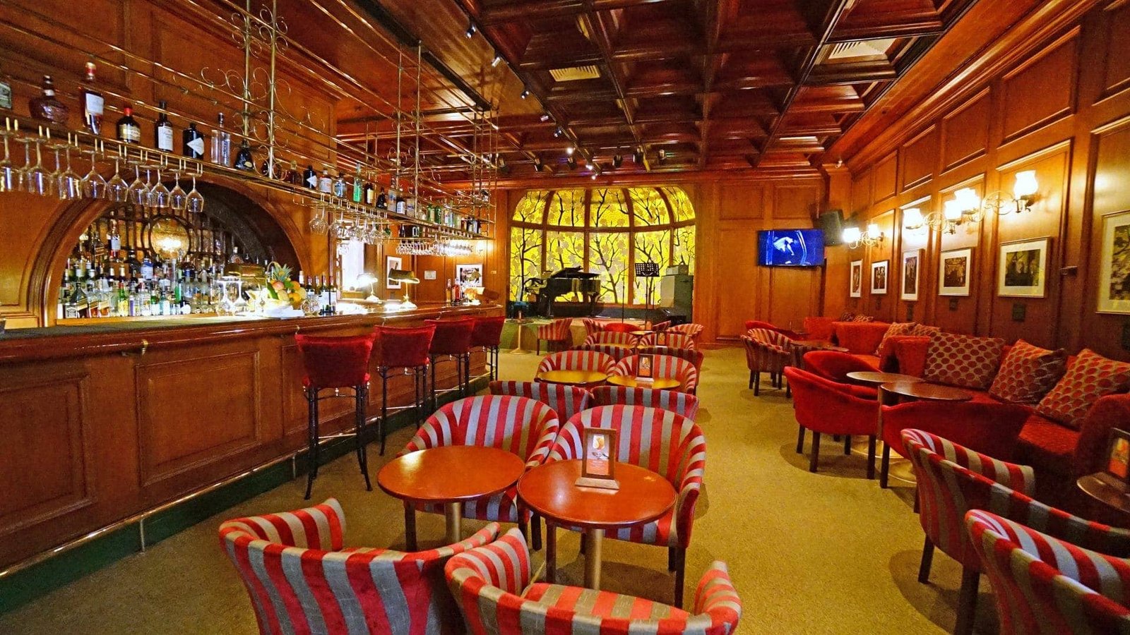 The Manila Hotel, at the table