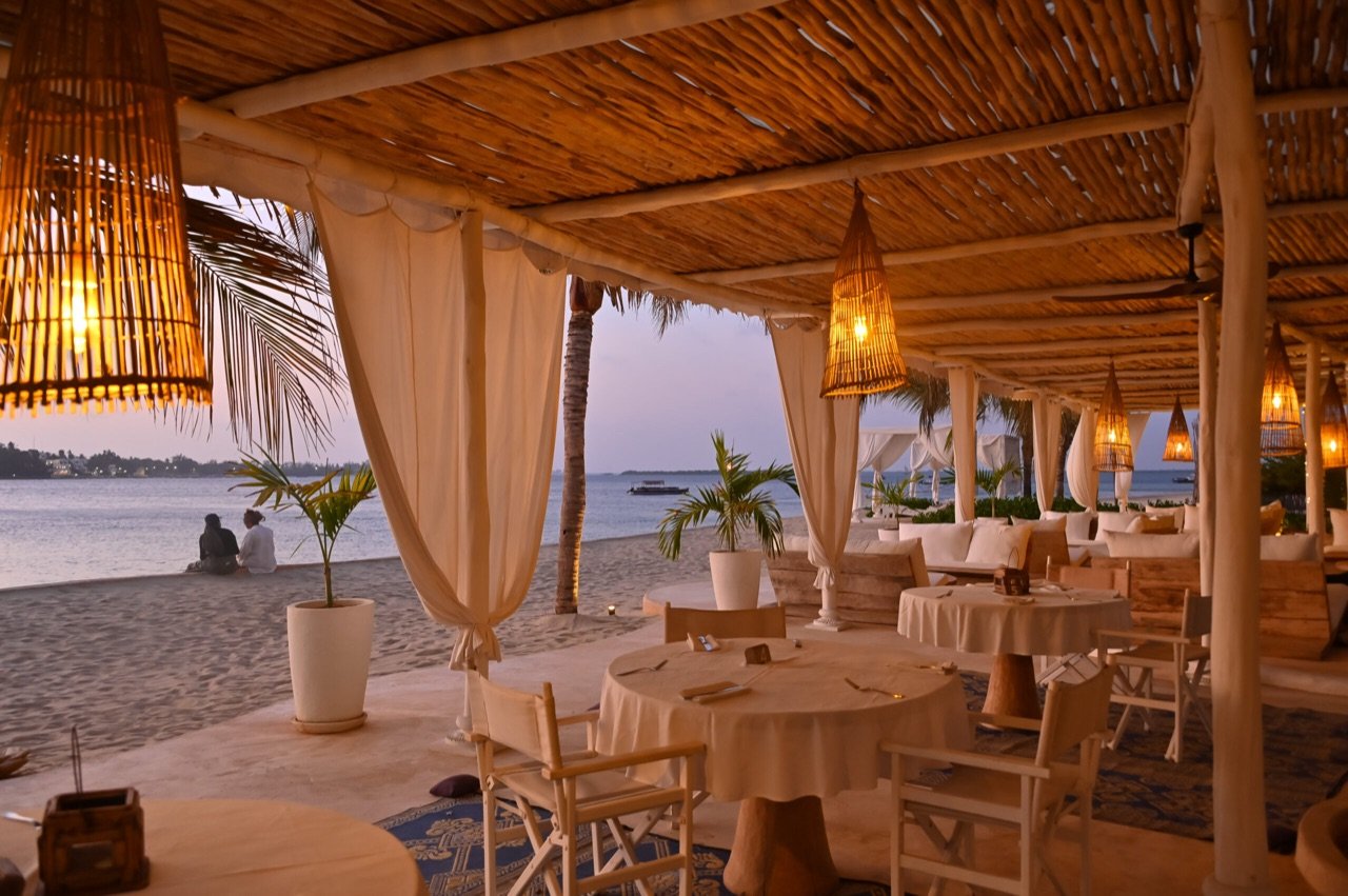 The Majlis Hotel Lamu, at the table