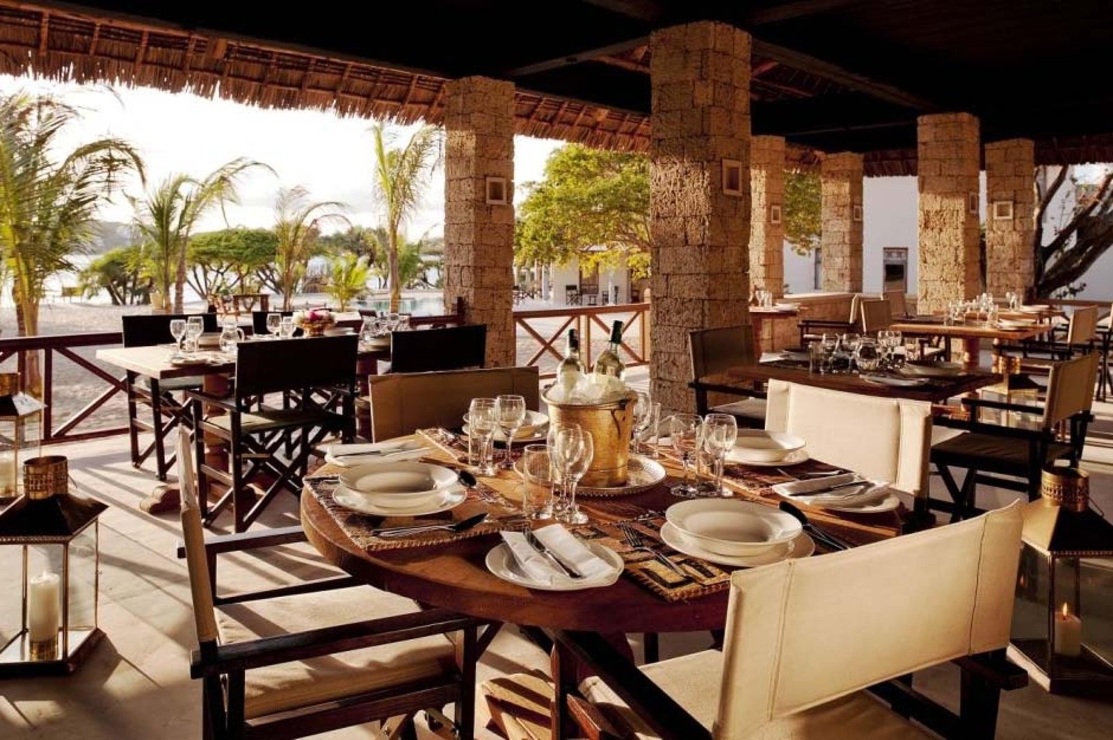 The Majlis Hotel Lamu, at the table