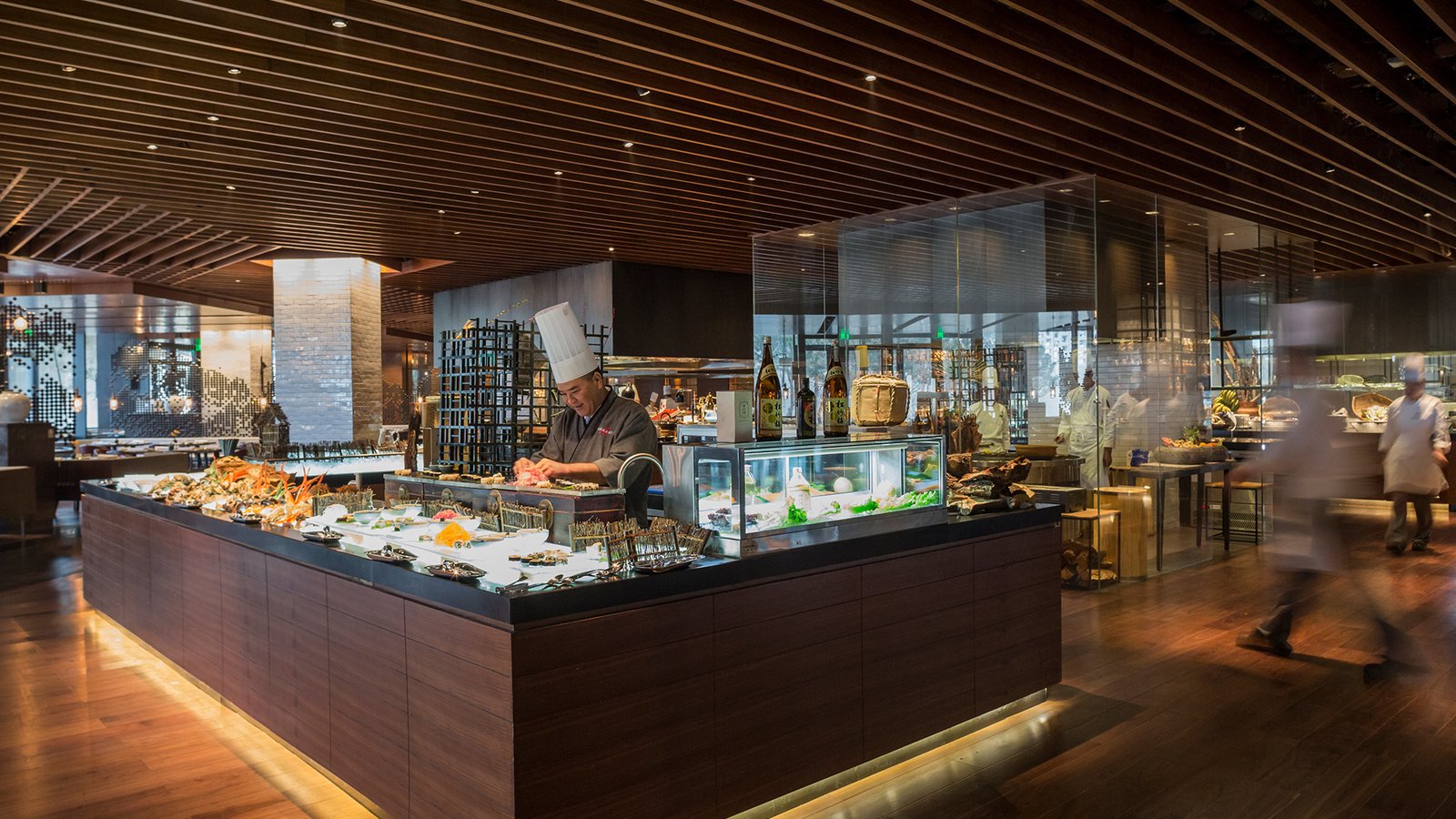 The Lalu Qingdao, at the table