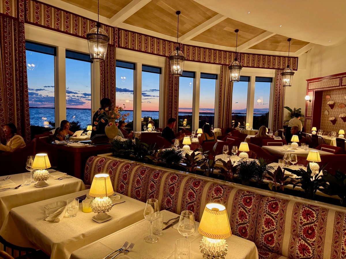 The Sanderling Resort, at the table