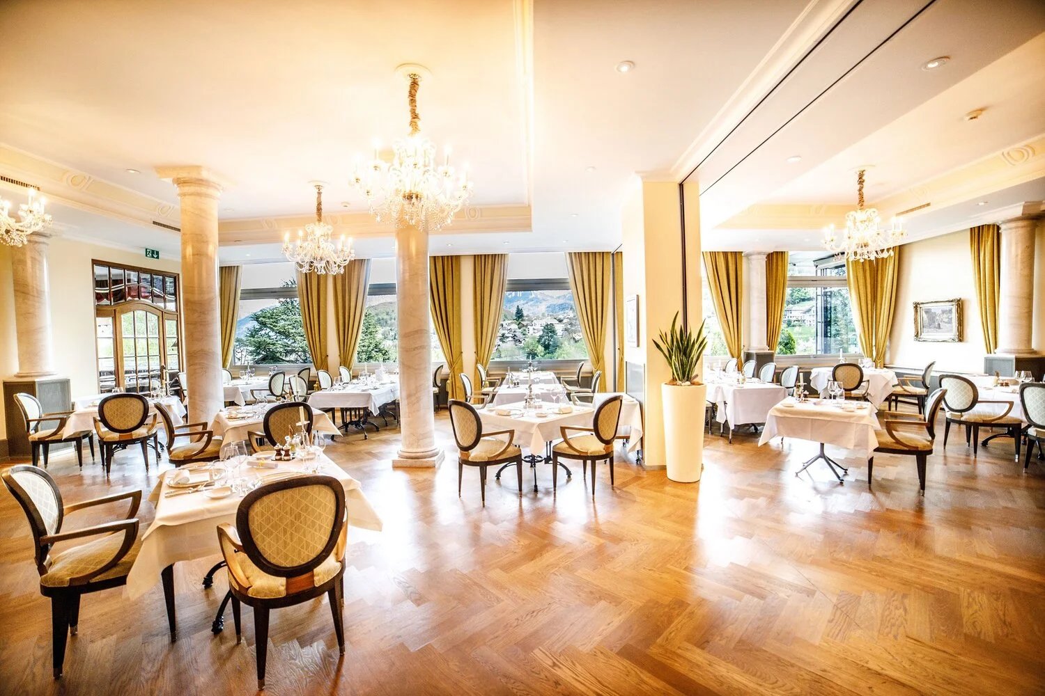 Hotel Eden Spiez, restaurant belle epoque