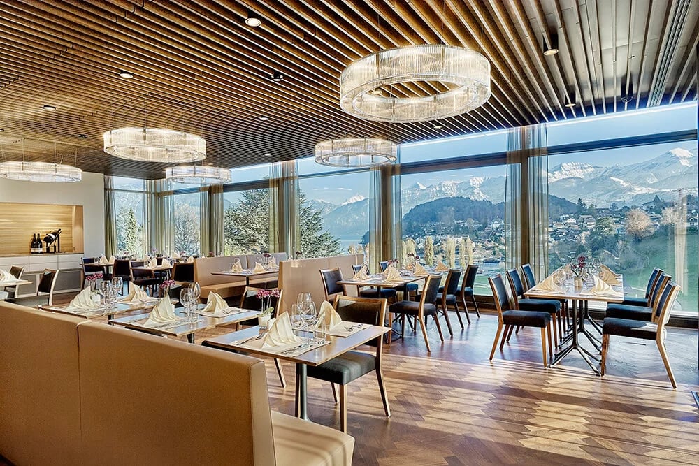 Hotel Eden Spiez, restaurant belle epoque