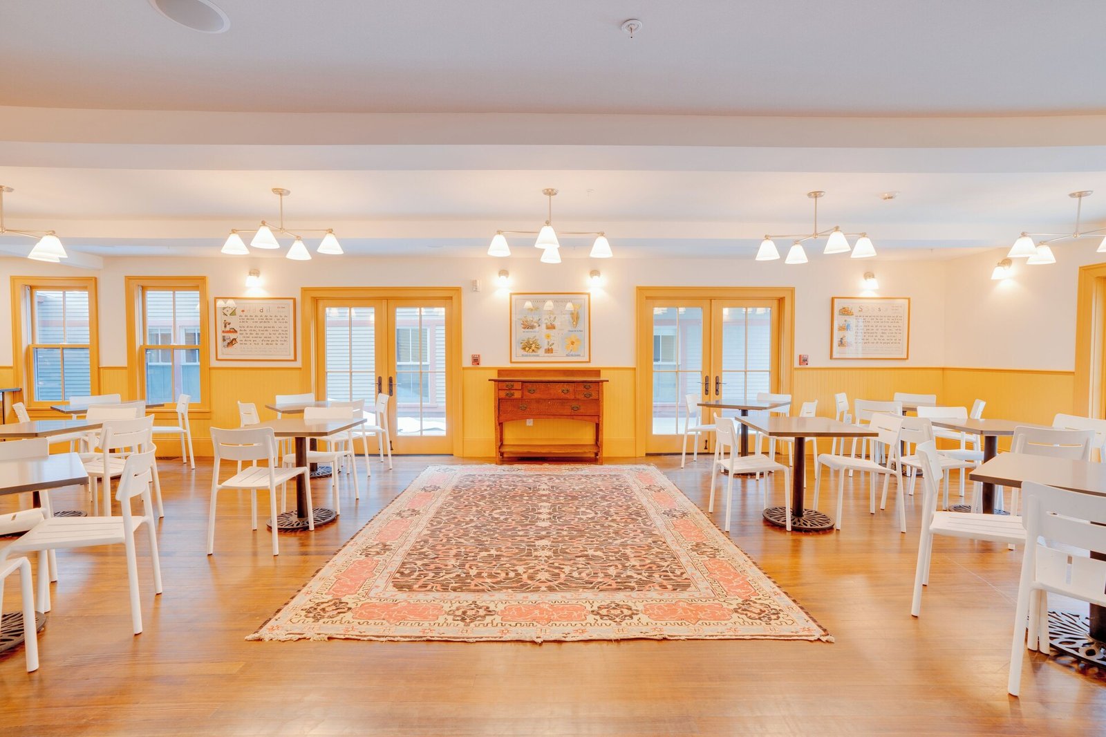 The Porches Inn at MASS MoCA, at the table