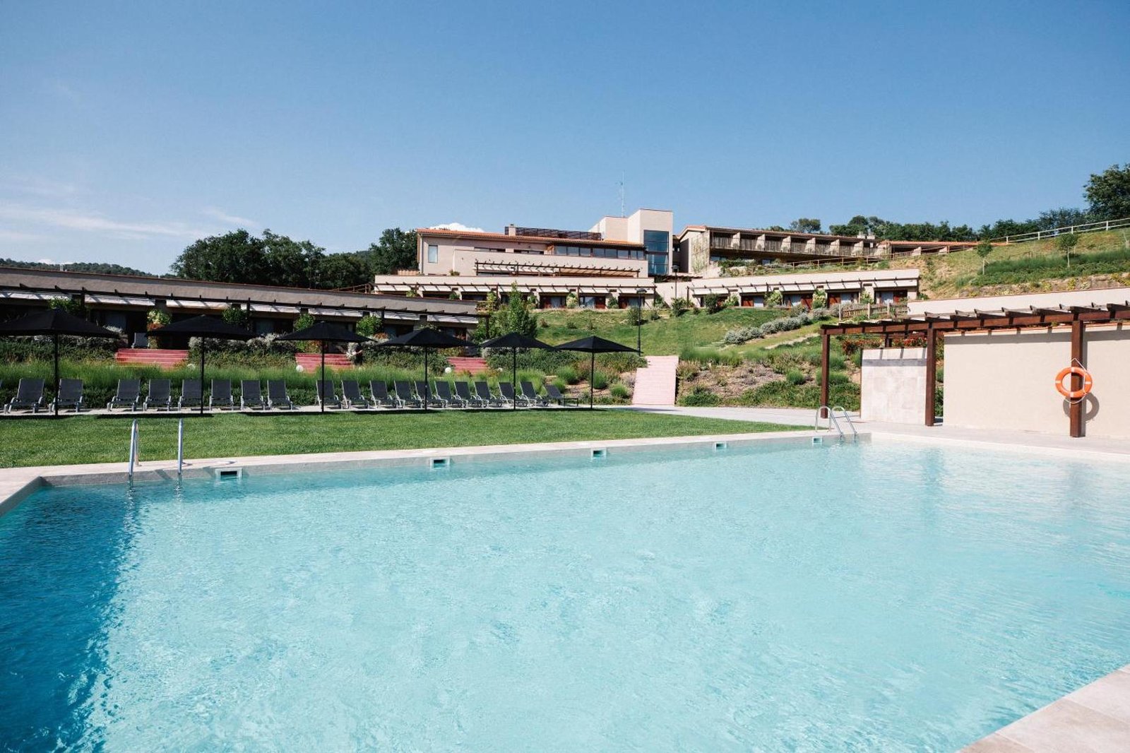 Mas Salagros EcoResort, the pool