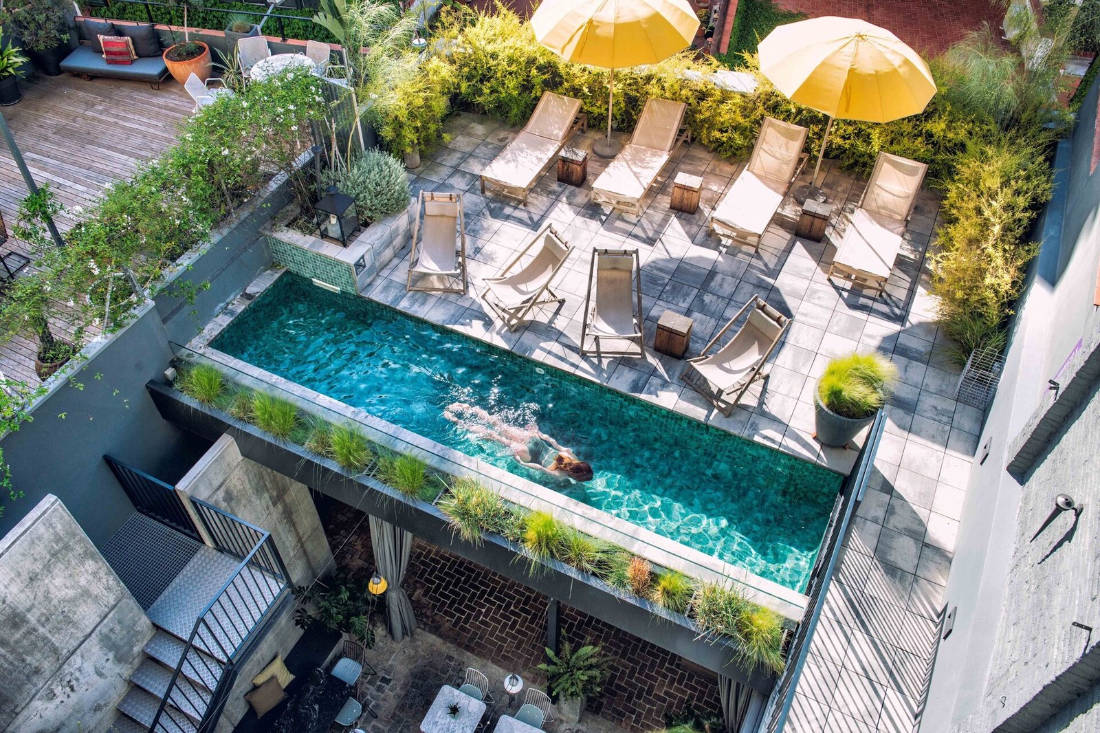 Hotel Brummell, the pool