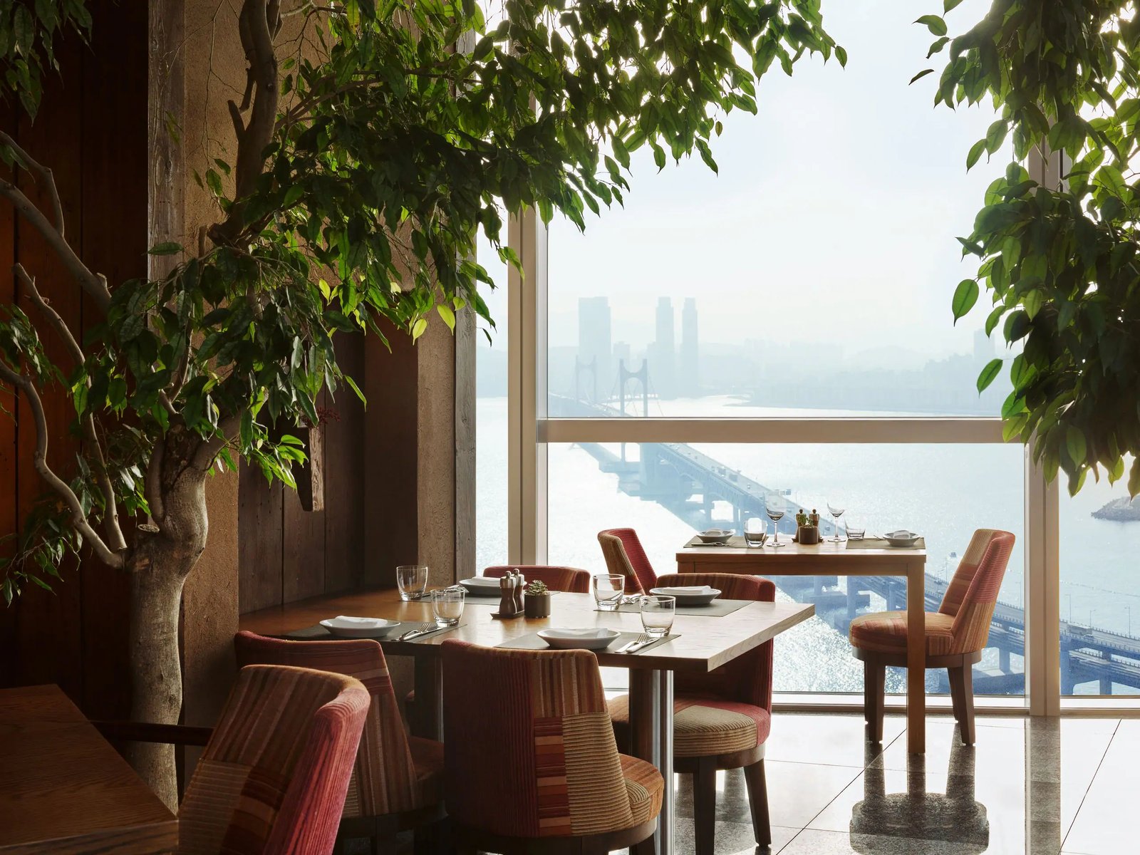 Park Hyatt Busan, at the table