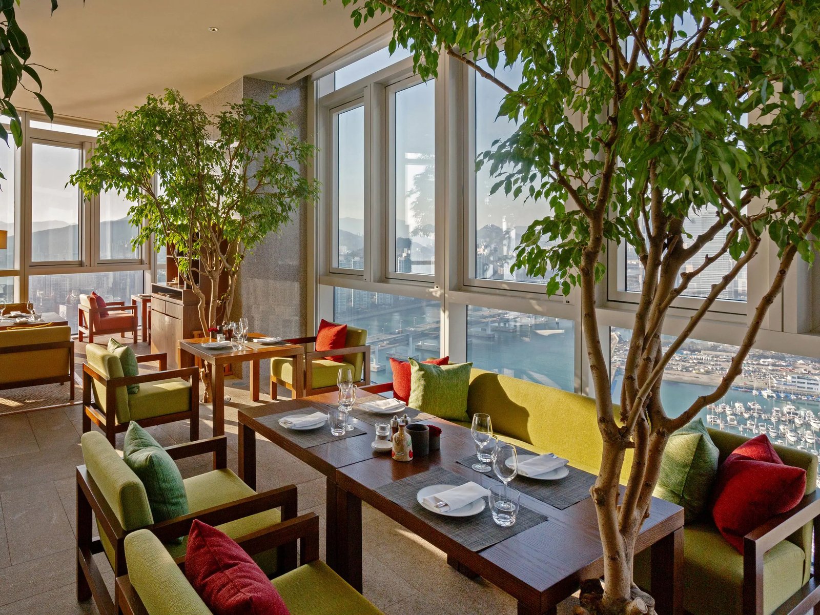 Park Hyatt Busan, at the table