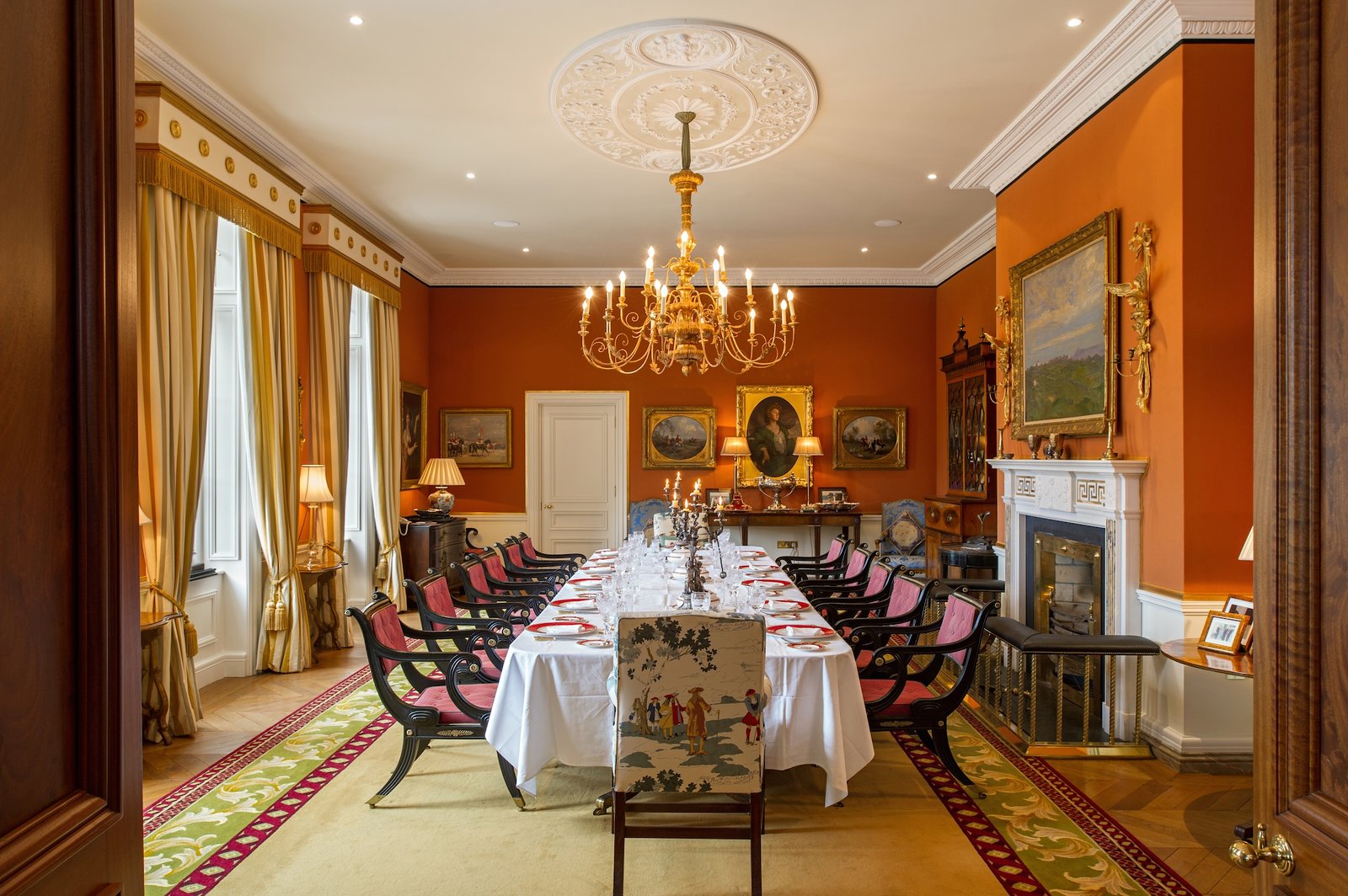 The K Club, at the table