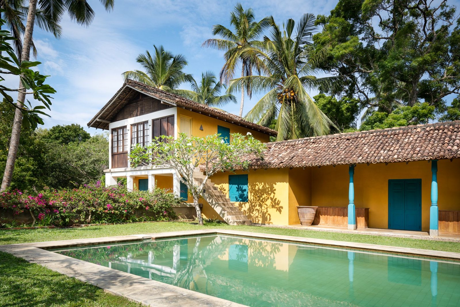 The Last House, the pool