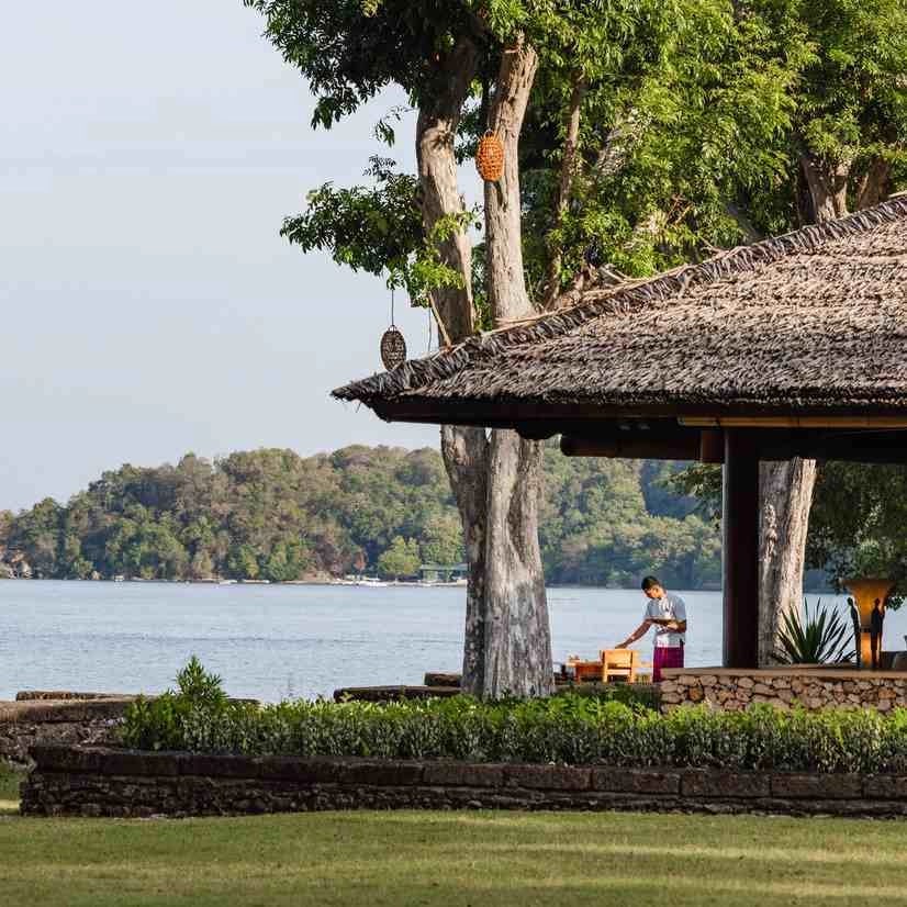 Amanwana, the restaurant