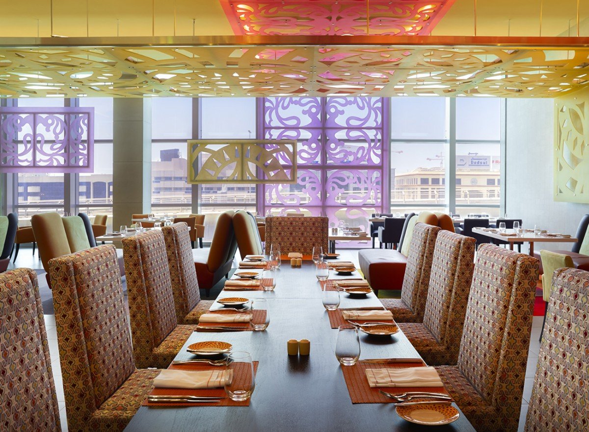 Sofitel Dubai Downtown, at the table