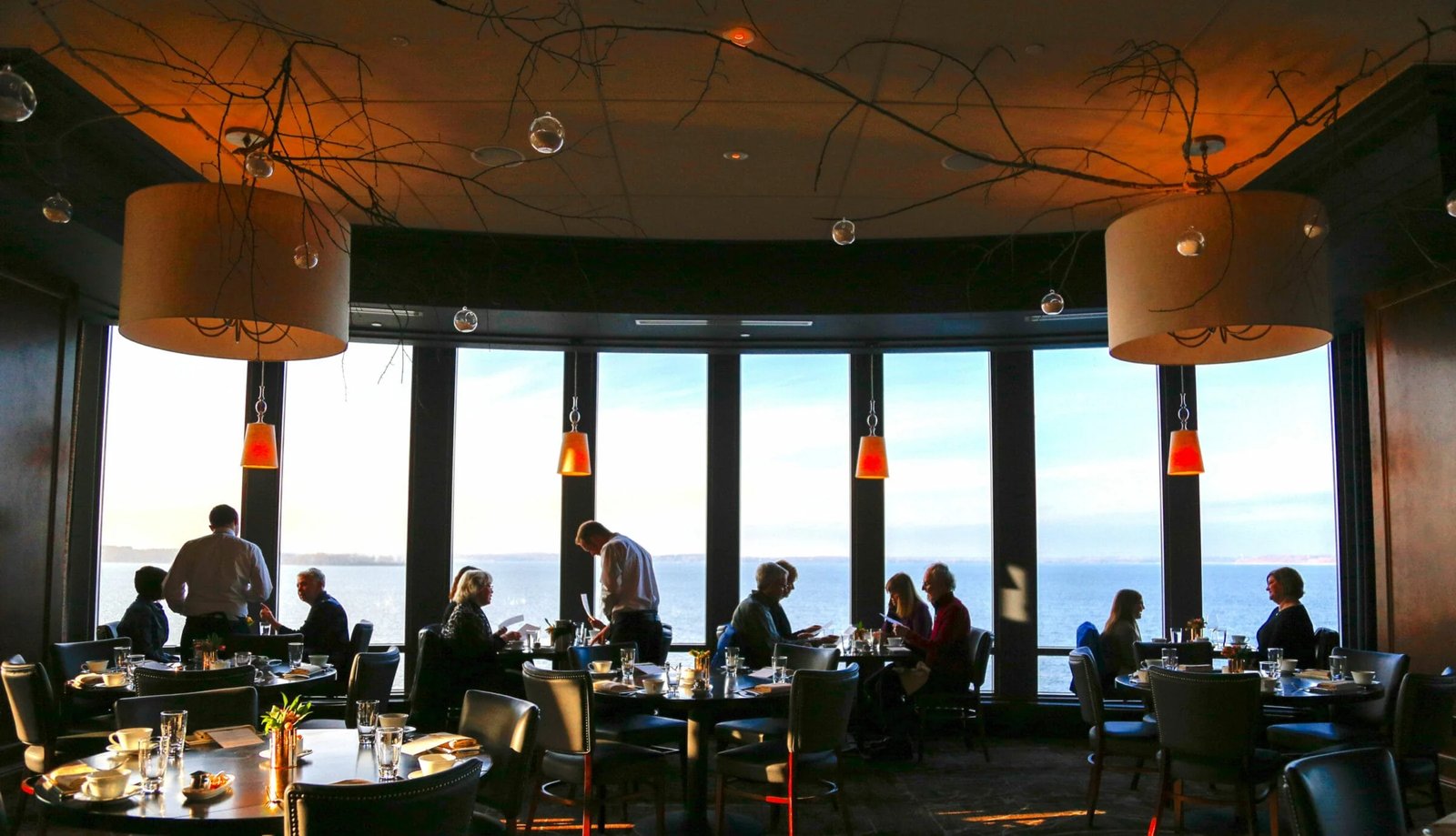 The Edgewater Hotel, at the table