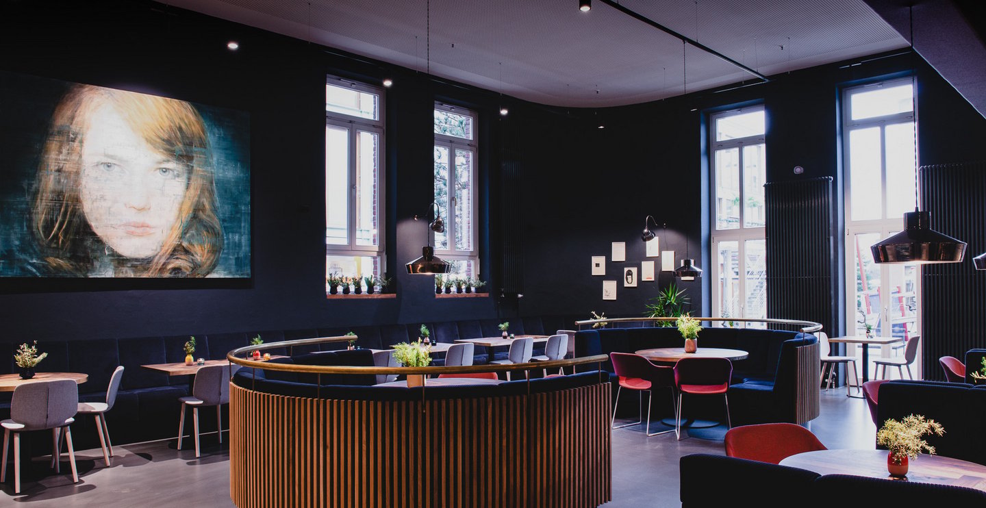 Factory Hotel, at the table