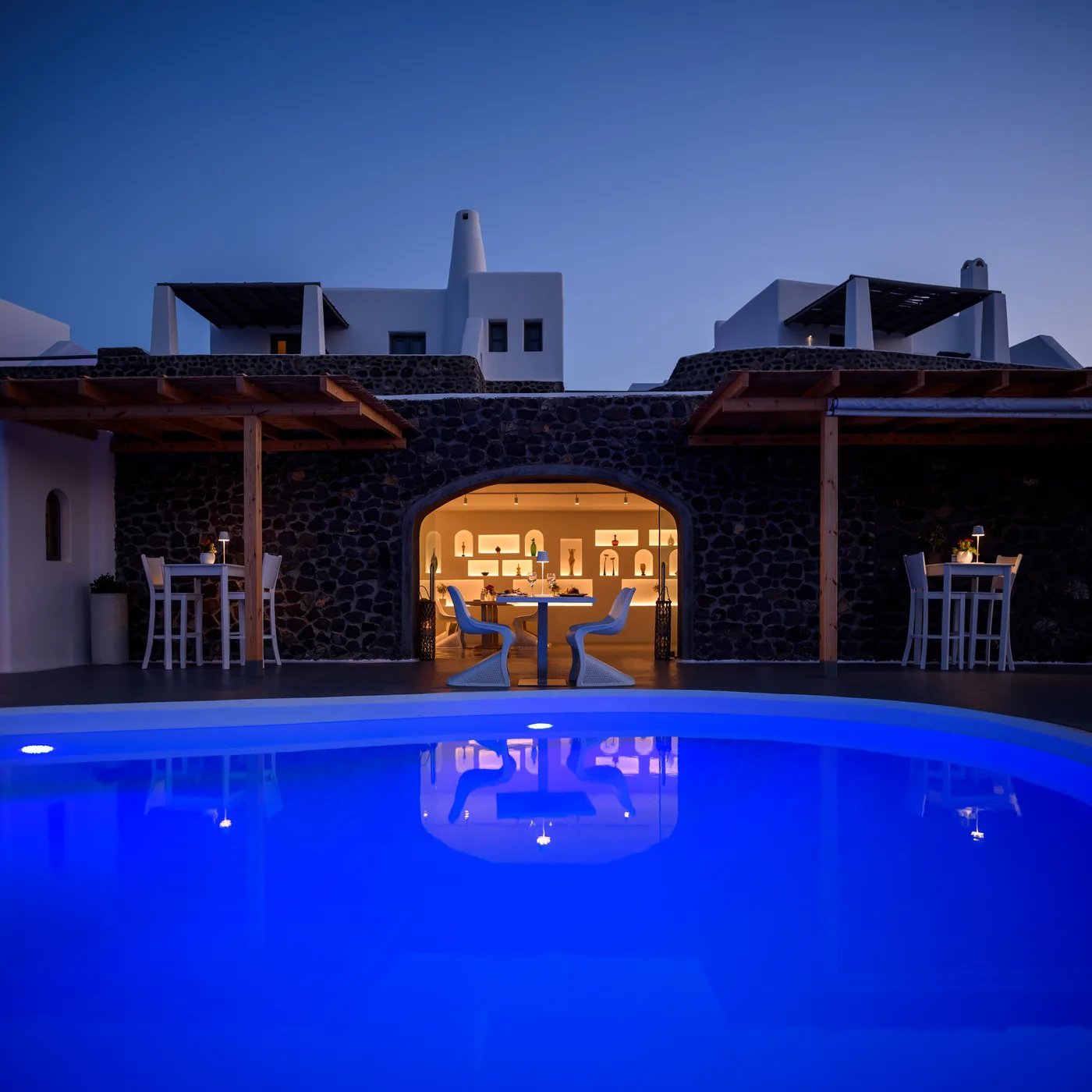 Carpe Diem Santorini, the pool