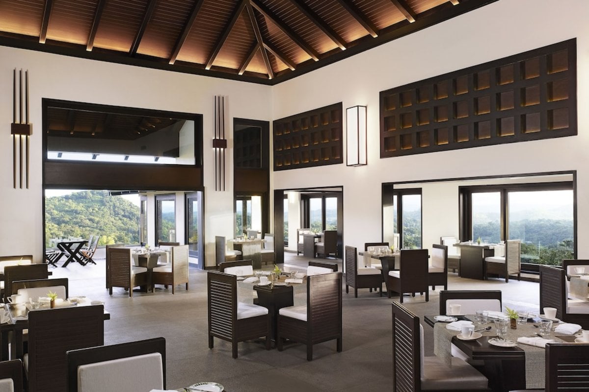 Taj Madikeri Resort & Spa, Coorg, at the table