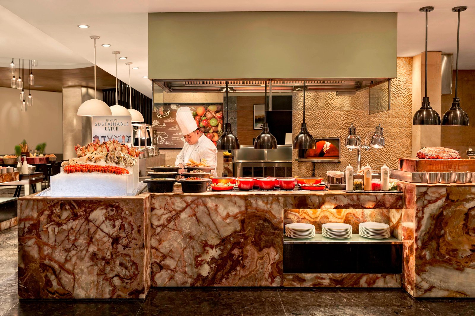 Manila Marriott Hotel, marriott café