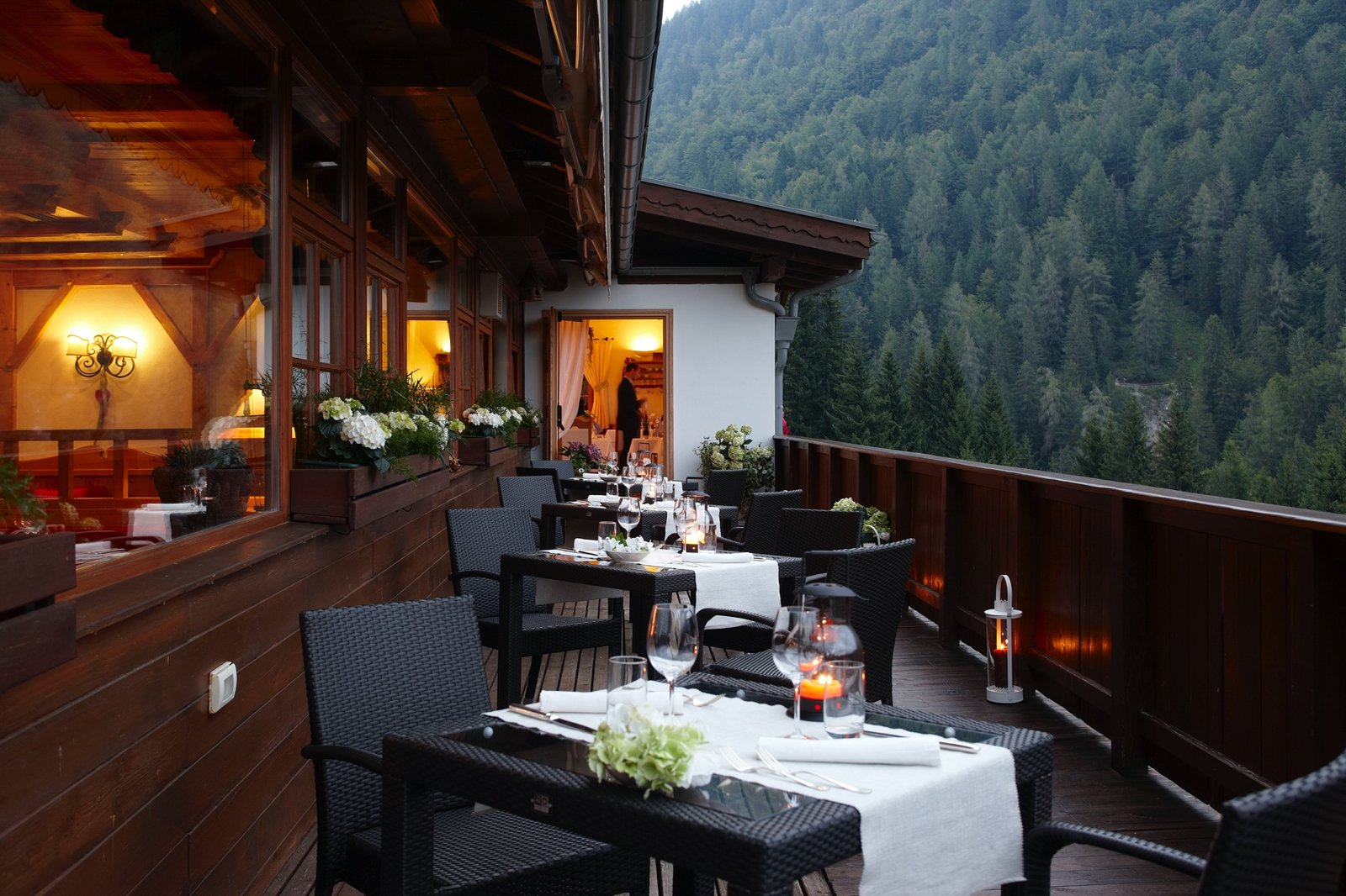 Bio Hotel Hermitage, at the table
