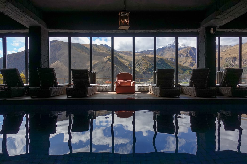 Rooms Kazbegi, the pool