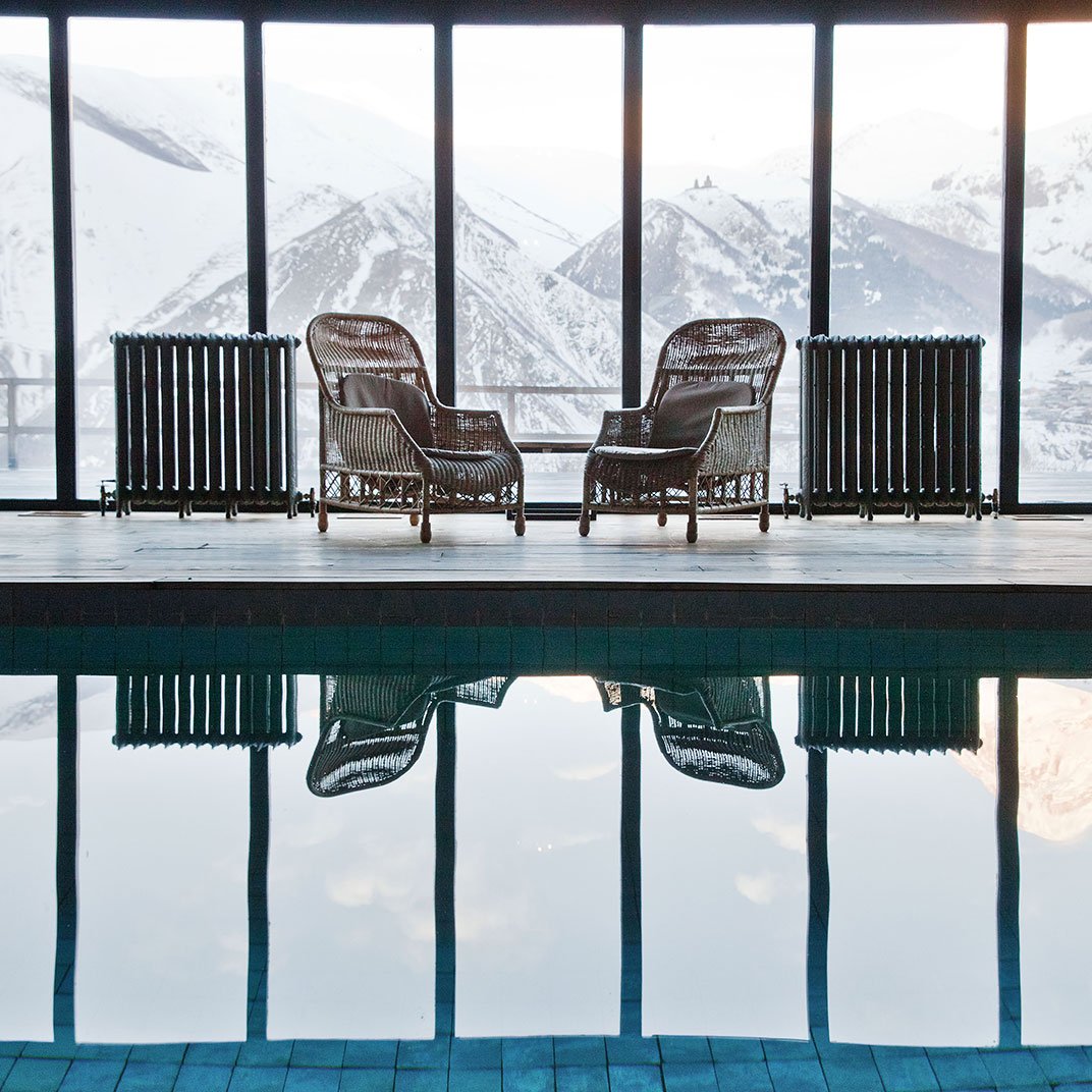 Rooms Kazbegi, the pool