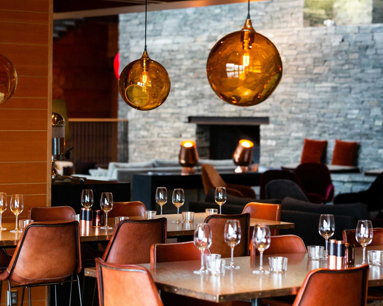 Copperhill Mountain Lodge, at the table