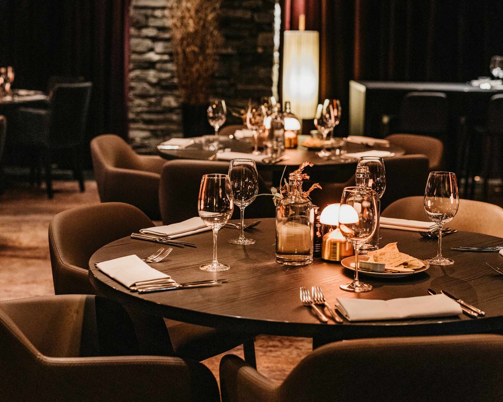 Copperhill Mountain Lodge, at the table