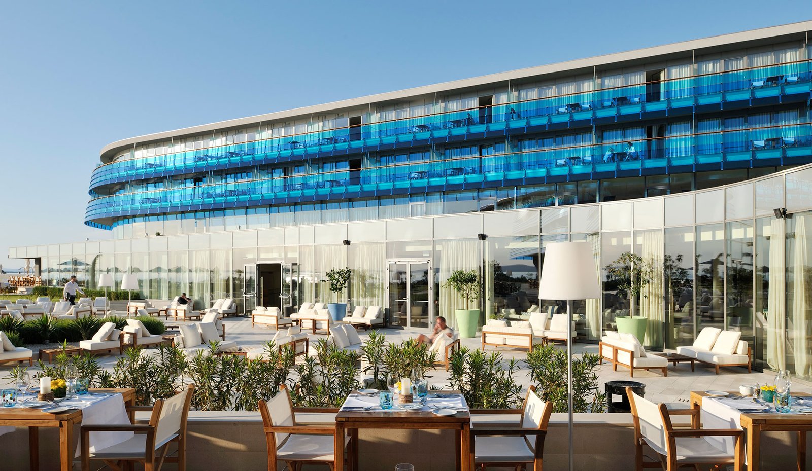 Falkensteiner Hotel & Spa Iadera, at the table