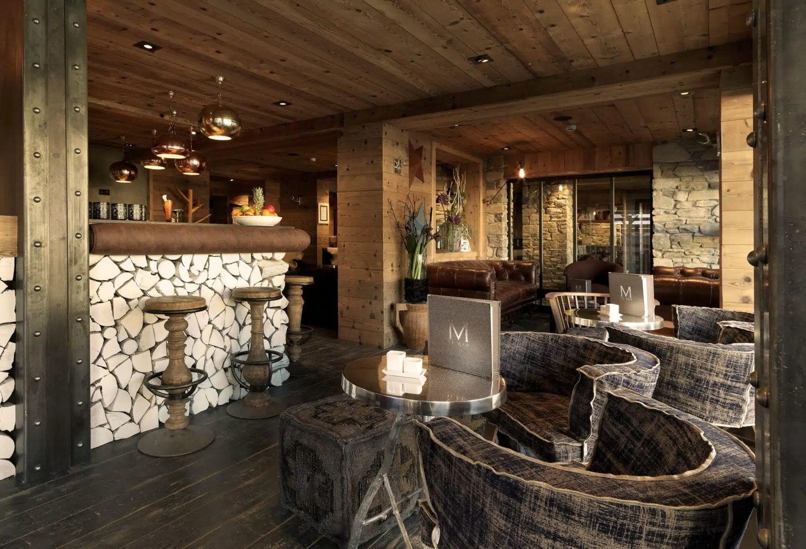 Le M de Megève, le bar du m