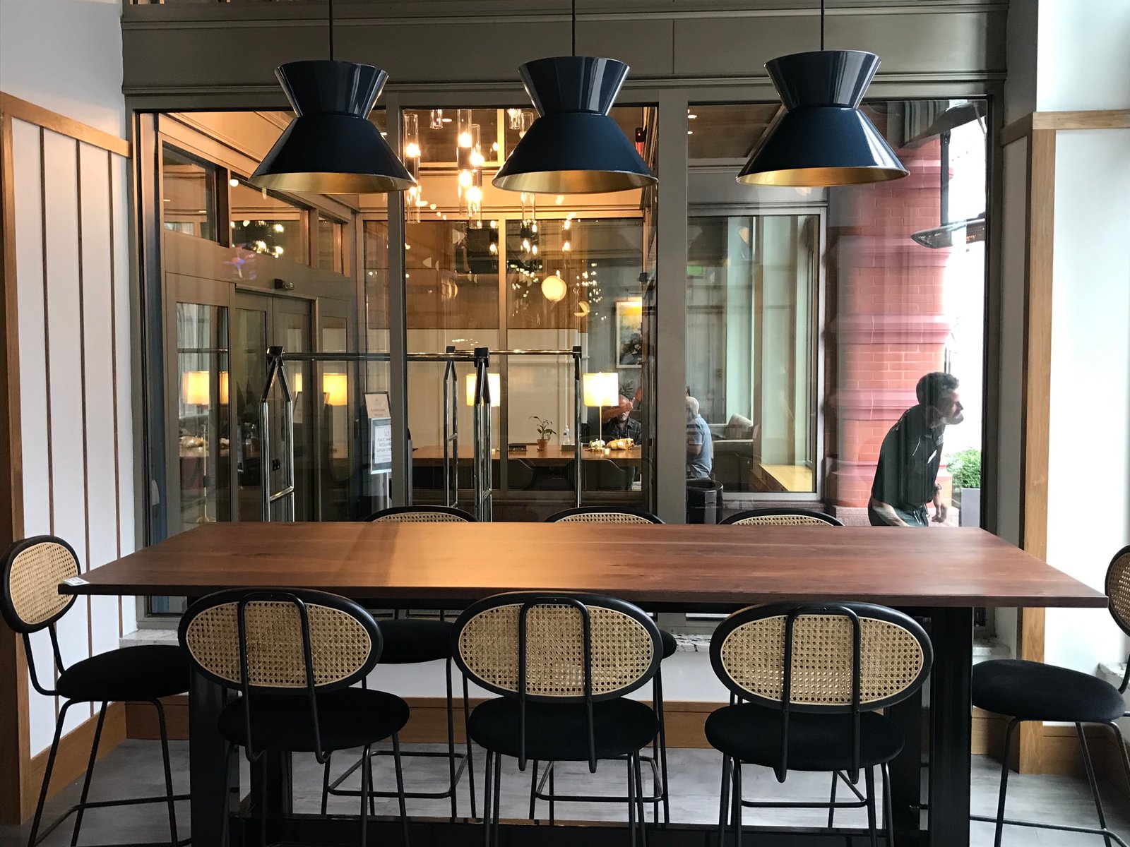 Kimpton Schofield Hotel, at the table