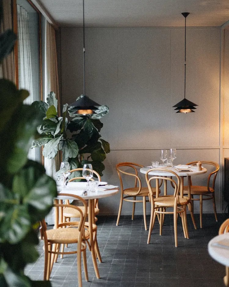 Hotel Schwarzschmied, bistro luce