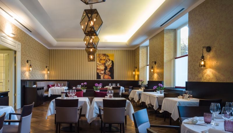 Turin Palace Hotel, at the table