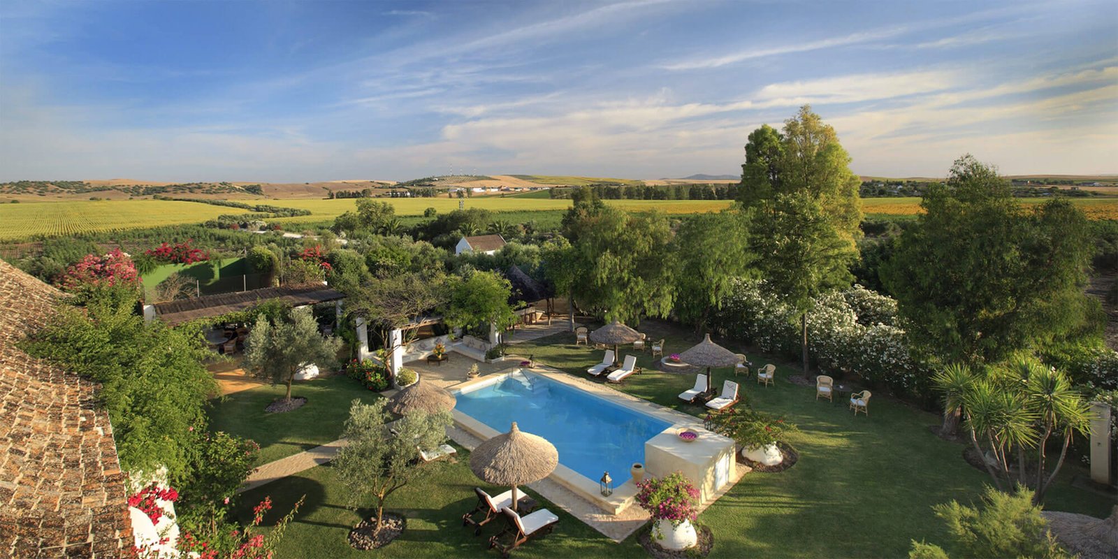 Hacienda de San Rafael, the pool