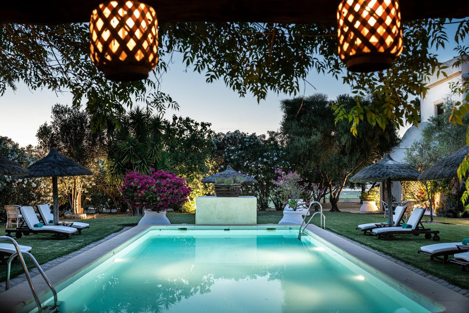 Hacienda de San Rafael, the pool