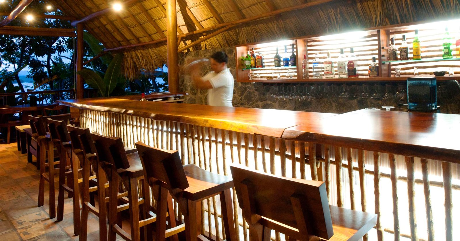 Jicaro Island Private Getaway, at the table