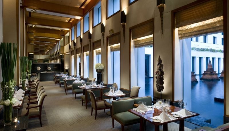 The Sukhothai Bangkok Hotel, at the table